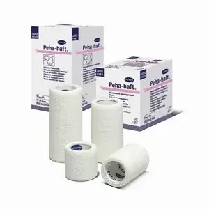 Peha-haft – Absorbent Cohesive Bandage 2-1/4 Inch X 4-1/2 Yard Standard Compression Self-adherent Closure White NonSterile – 932442