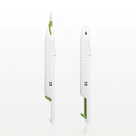 PenBlade – Safety Scalpel No. 15 Stainless Steel / Plastic NonSlip Grip Handle Sterile Disposable – PB-M-15-CAS