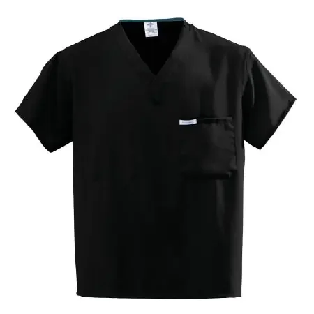 PerforMAX – Scrub Shirt 3X-Large Black 1 Pocket Short Sleeve Unisex – 810DKWXXXL-CA