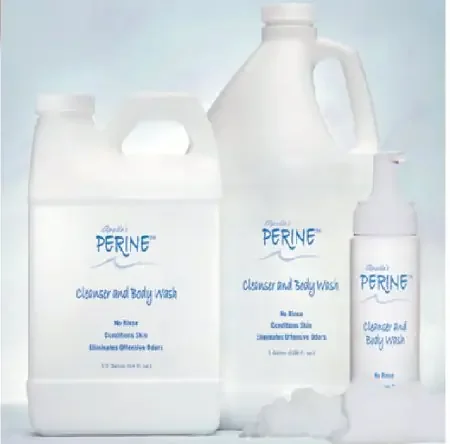Perine – Rinse-Free al Wash Liquid 7 oz. Pump Bottle Almond Scent – 168-000