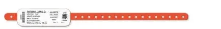 Pharmex Conf-ID-ent – Identification Wristband with Shield Write On Band Adhesive Closure Without Legend – WBZA234T-1