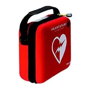 Philips – Onsite Slim Carry Case Red Fabric For use with OnSite Defibrillator – M5076A
