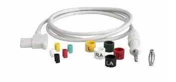 Philips Healthcare – Leadwire Set Multi-patient Use For PageWriter TC Series Cardiographs, AAMI and IEC Color Coded, Banana Posts – 989803151711