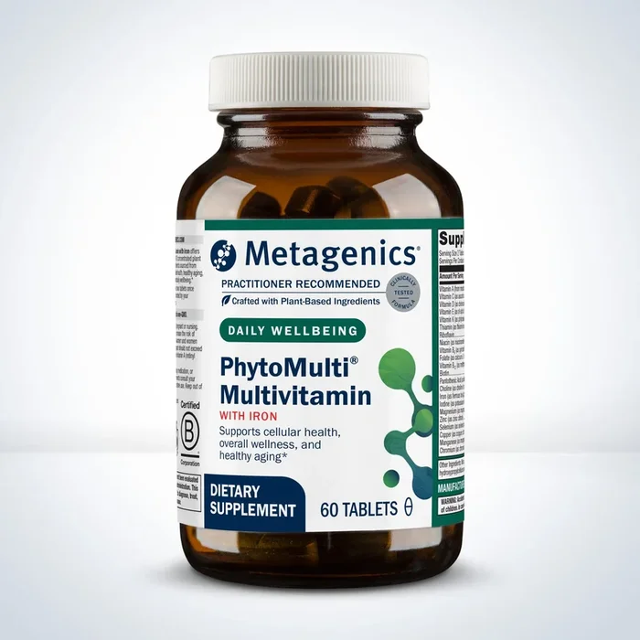 PhytoMulti® Multivitamin with Iron (60 tabs) by Metagenics