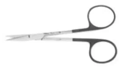 Pilling – Iris Scissors 4-1/2 Inch Length Surgical Grade Stainless Steel NonSterile Finger Ring Handle Straight Sharp Tip / Sharp Tip – 463930