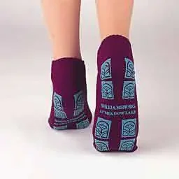 Pillow Paws Your Way – Slipper Socks X-Large Teal Ankle High – 3818