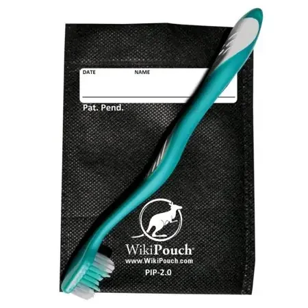 PIP – Patient Belongings Bag 4 X 6 Inch Spunbound Fiber Black – PIP-2.0