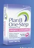 Plan B Onestep – Oral Birth Control 1.5 mg Strength 1 Tablet per Blister Pack – 69536014619