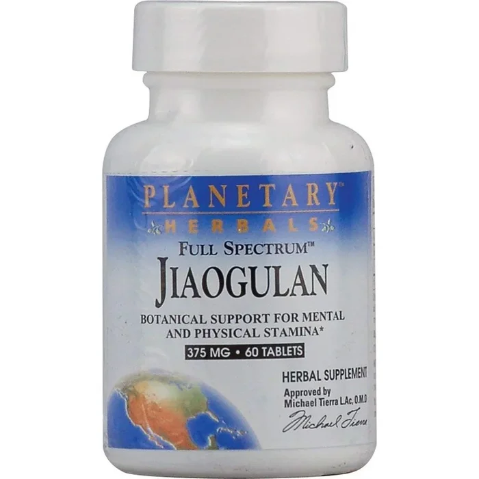 Planetary Herbals – Full Spectrum Jiaogulan 375 mg. – 60 Tablets