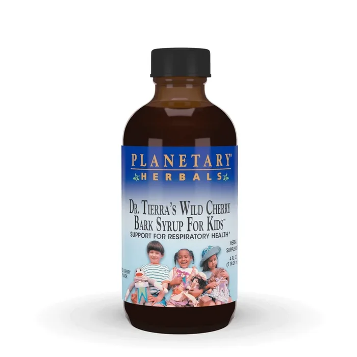 Planetary Herbals Dr Tierra’s Wild Cherry Bark Syrup For Kids 4 oz Liquid
