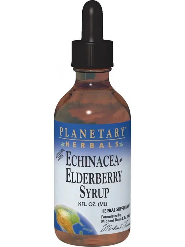 Planetary Herbals, Echinacea-Elderberry Syrup, 8 fl oz