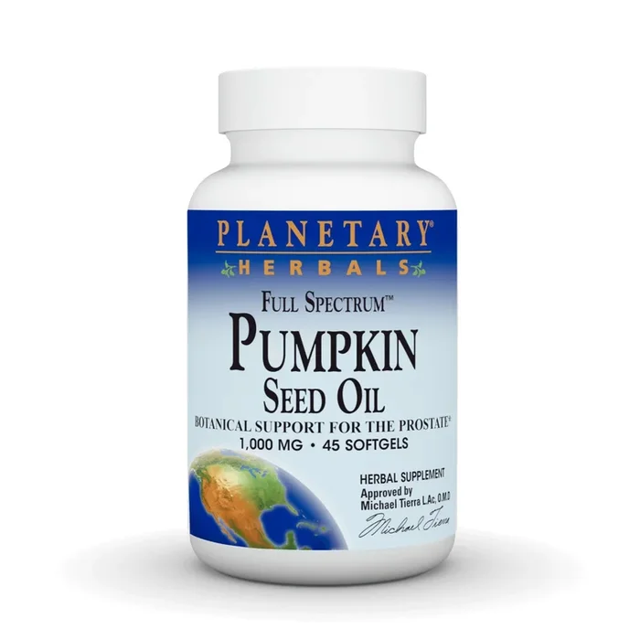 Planetary Herbals Full Spectrum Pumpkin Seed Oil 45 Softgel