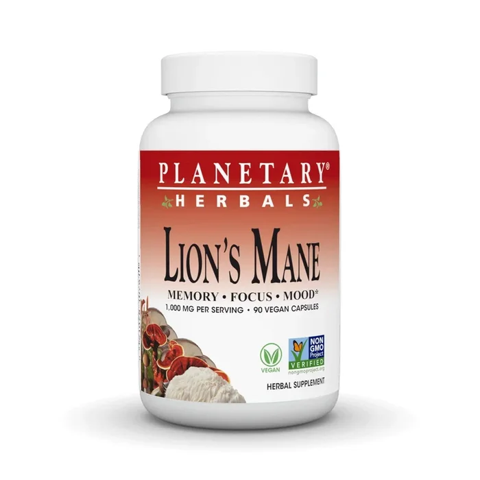 Planetary Herbals Lion’s Mane 500 mg 90 VegCap