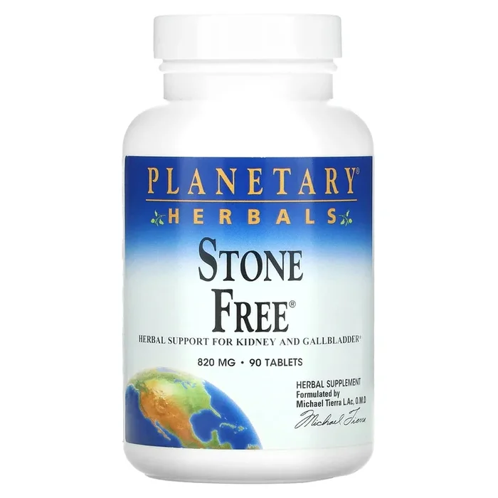 Planetary Herbals, Stone Free 820 mg, 90 Tablets