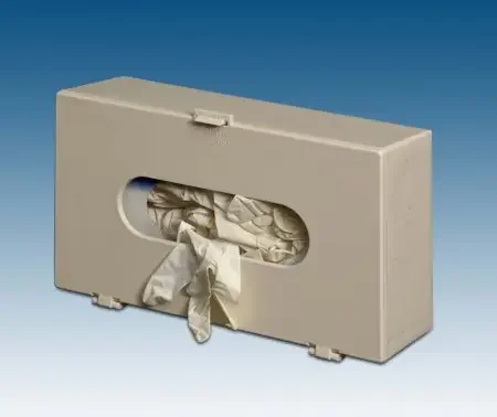 Plasti-Products – Glove Box Holder Horizontal or Vertical Mounted 1-Box Capacity Beige 4 X 7 X 11-3/4 Inch Plastic – 1210