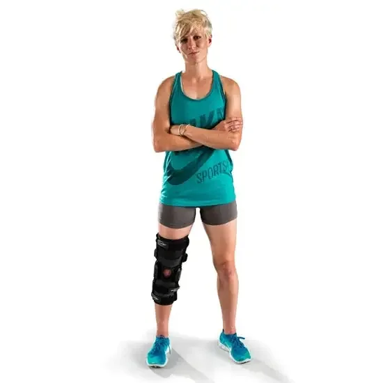 Playmaker II ForcePoint – Knee Brace Medium 18-1/2 to 21 Inch Thigh Circumference / 14 to 15 Inch Knee Circumference / 14 to 16 Inch Calf Circumference Left or Right Knee – 11-3504-3