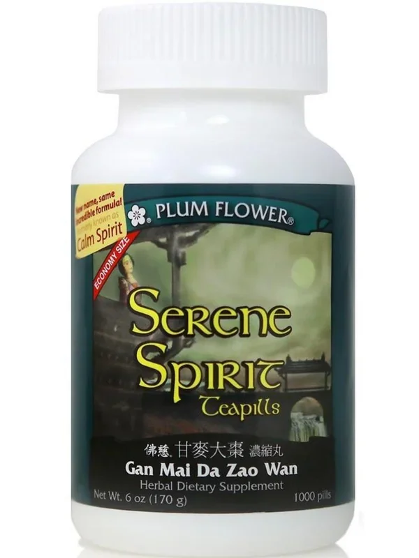 Plum Flower, Serene Spirit Formula, Economy Size, 1000 ct