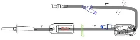 PlumSet – IV Pump Set 10 Drops / mL Drip Rate 112 Inch Tubing – 14954-88