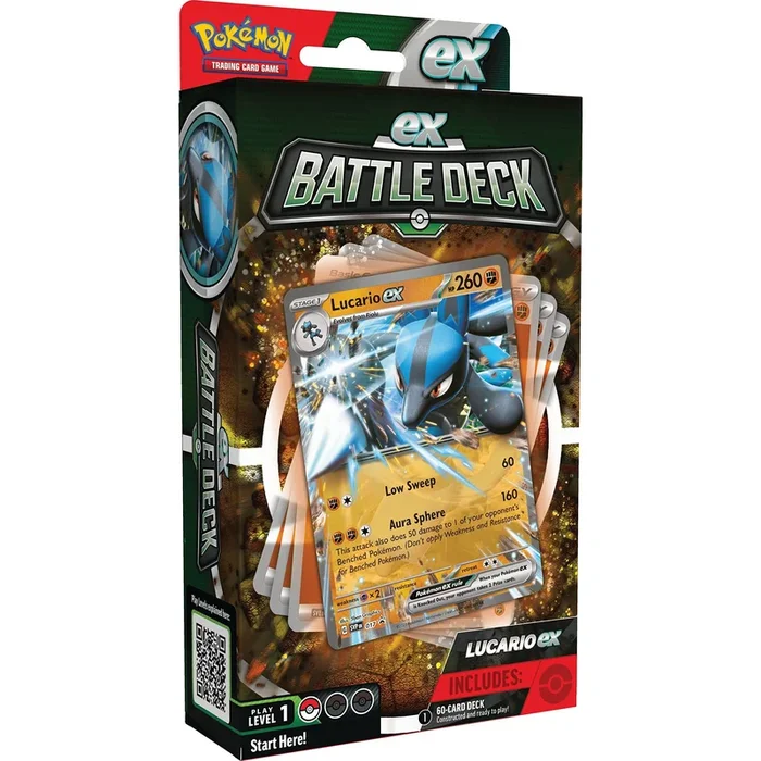 Pokemon TCG: Lucario ex random Battle Deck (Ready-to-Play 60-Card Deck)