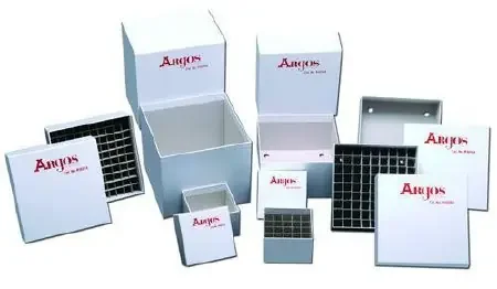 PolarSafe – Cryo Storage Box Cardboard, 2 X 5.25 X 5.25 Inch For Mechanical Freezer or Liquid Nitrogen Safe – 71001-640
