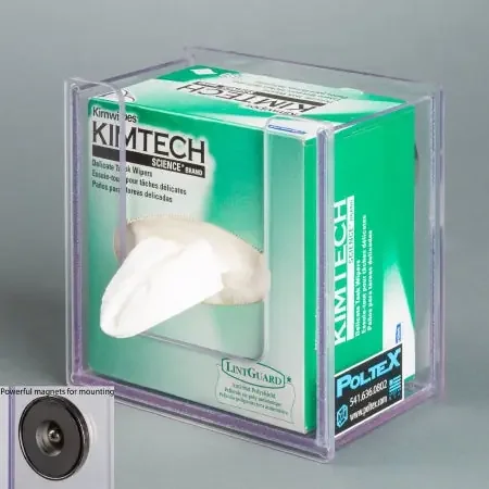 Poltex – Wipe Dispenser Clear PETG Manual 1 Box Magnet Mount – SMLAB-M