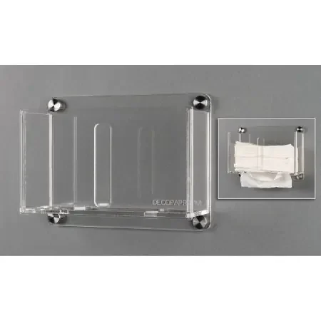Poltex DECO – Paper Towel Dispenser Clear Acrylic Manual Wall Mount – DECOPAPRTWL-W
