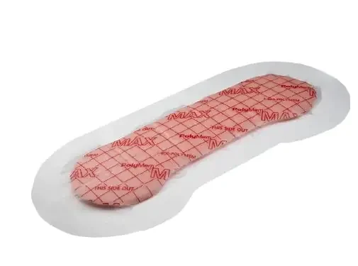 PolyMem – Adhesive Dressing Polymem 5 – 3/10 X 11 Inch Polyurethane / Film Knee Pink / White Sterile – 0511