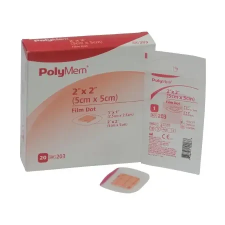 PolyMem – Foam Dressing 2 X 2 Inch Square Adhesive with Border Sterile – 203
