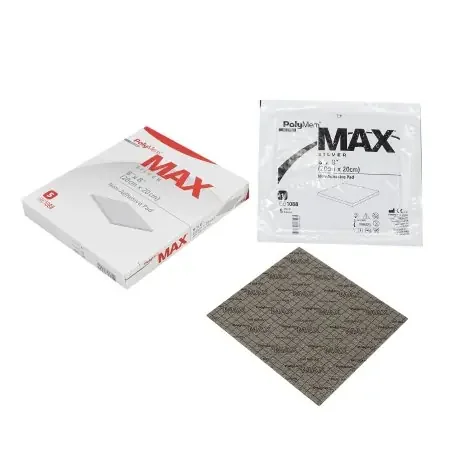 PolyMem MAX – Silver Foam Dressing 8 X 8 Inch Square Sterile – 1088