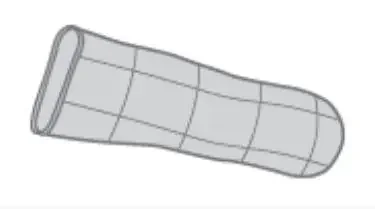 PolyMem Silver – Silver Foam Dressing 3-2/5 to 3-4/5 Inch Finger / Toe Sterile – 1405