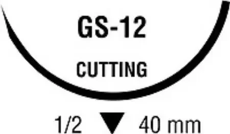 Polysorb – Suture with Needle Absorbable Coated Undyed Suture Braided Polyester Size 0 30 Inch Suture 1-Needle 40 mm Length 1/2 Circle Reverse Cutting Needle – CL-596