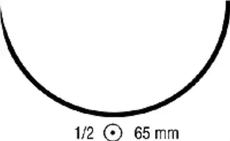 Polysorb – Suture with Needle Absorbable Coated Undyed Suture Braided Polyester Size 2 60 Inch Suture 1-Needle 65 mm Length 1/2 Circle Taper Point Needle – CL-880