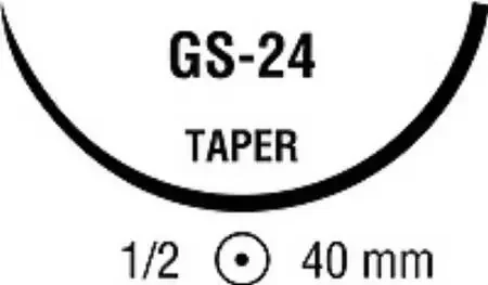 Polysorb – Suture with Needle Absorbable Coated Violet Suture Braided Polyester Size 0 18 Inch Suture 1-Needle 48 mm Length 1/2 Circle Taper Point Needle – CL-20-MG