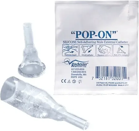 Pop-On – Male External Catheter Adhesive Band Silicone Medium – 32303
