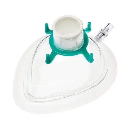 Portex Premium Plus – Anesthesia Mask Elongated Style Small Adult Size 4 Hook Ring – 15248