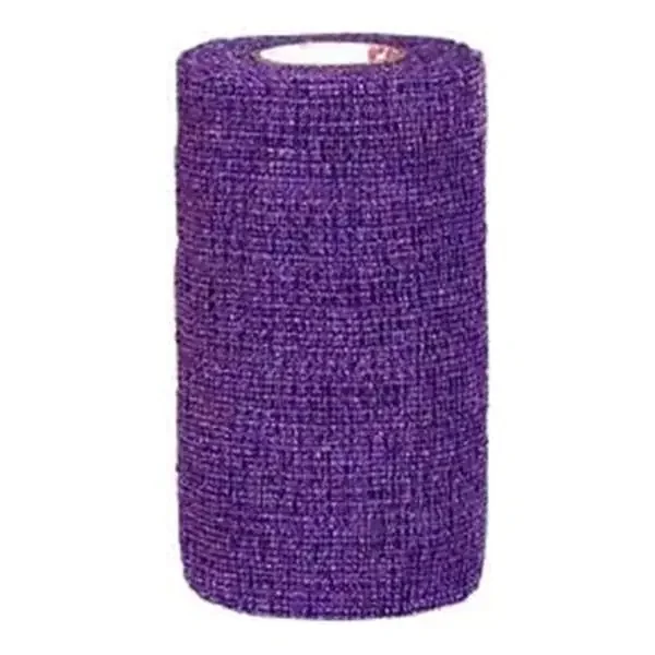 PowerFlex – Cohesive Bandage 2 Inch X 6 Yard 23 lbs. Tensile Strength Self-adherent Closure Purple NonSterile – 3720PU-024