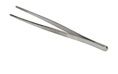 Precision – Dressing Forceps 5-1/2 Inch Length Stainless Steel NonLocking Thumb Handle Straight Serrated Tips – 25-736-000