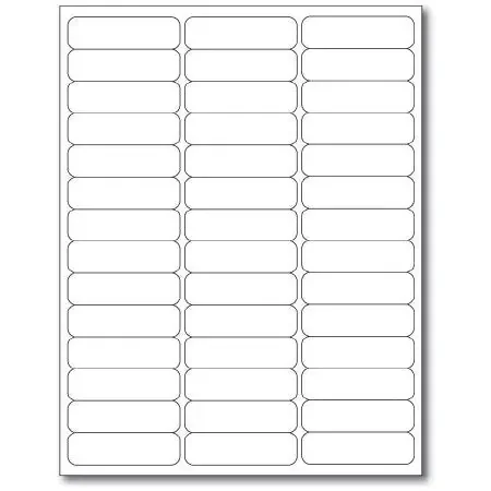Precision Dynamics – Blank Label Printer Label White Paper 2-5/8 X 4 Inch – WBW30