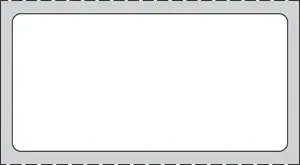 Precision Dynamics – Blank Label Thermal Label White Paper 1 X 2 Inch – THERMD16