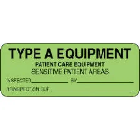 Precision Dynamics – Pre-Printed Label Laboratory Use Green Paper Look Alike/Sound Alike Black Caution 7/8 X 2-1/4 Inch – 59701690