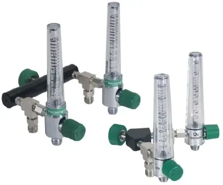 Precision Medical – Chrome Flowmeter 0 to 15 LPM Increment – Y1MFA1008