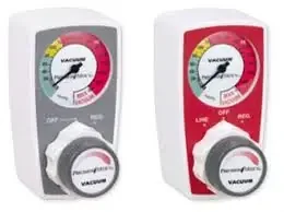 Precision Medical – Vacuum Regulator Continuous 0 – 300 mmHg Tubing Nipple Ohmeda Adapter – PM3004HV