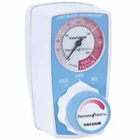 Precision Medical – Vacuum Regulator Continuous / Intermittent 0 – 200 mmHg Tubing Nipple Puritan Bennett Adapter – PM3308