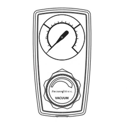 Precision Medical – Vacuum Regulator Continuous / Intermittent 0 – 300 mmHg Tubing Nipple Ohmeda Adapter – PM3304HV