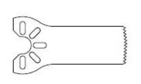 Precision Thin – Saw Blade Sagittal Medium Long Radial Edge, Fine Tooth – 2296003125