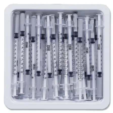 PrecisionGlide – Allergy Tray 1 mL 26 Gauge 3/8 Inch Regular Wall NonSafety – 305539