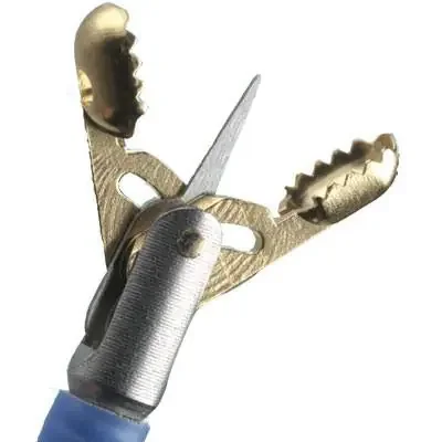 Precisor EXL – Biopsy Forceps 230 cm Floor Grade Coated Stainless Steel Sterile Three Ring Handle Straight 2.3 mm Alligator Cup with Needle – 000386