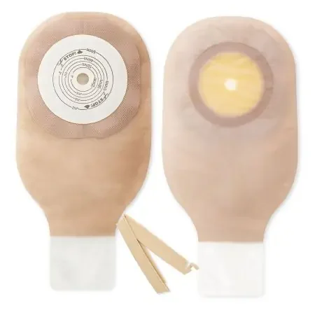 Premier – Ostomy Pouch One-Piece System 12 Inch Length Up to 2-1/2 Inch Stoma Drainable Flat, Trim to Fit – 8131