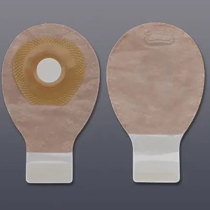 Premier – Ostomy Pouch One-Piece System 7 Inch Length, Mini 1-3/16 Inch Stoma Drainable Flat, Pre-Cut – 88730