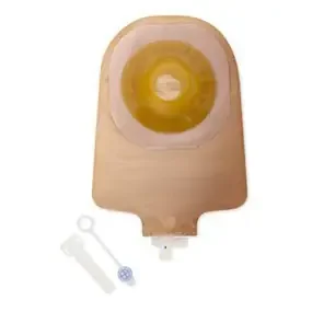 Premier – Urostomy Pouch One-Piece System 9 Inch Length Drainable Convex, Pre-Cut – 8496